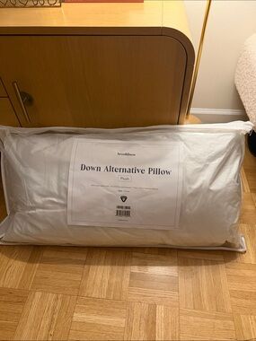 Brooklinen White Down Alternative Pillow - Plush Support